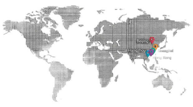 Global offices map