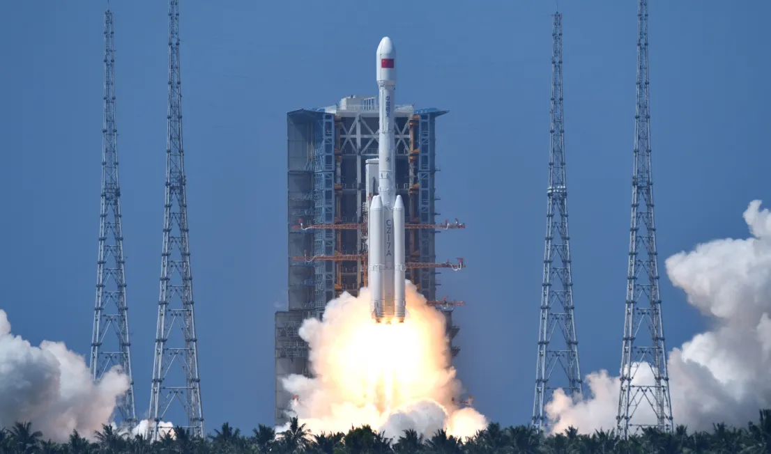 China launches new communication technology test satellite aboard Long March-7 rocket
