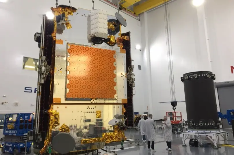 Satellites for the fifth Iridium NEXT launch arrive at Vandenberg