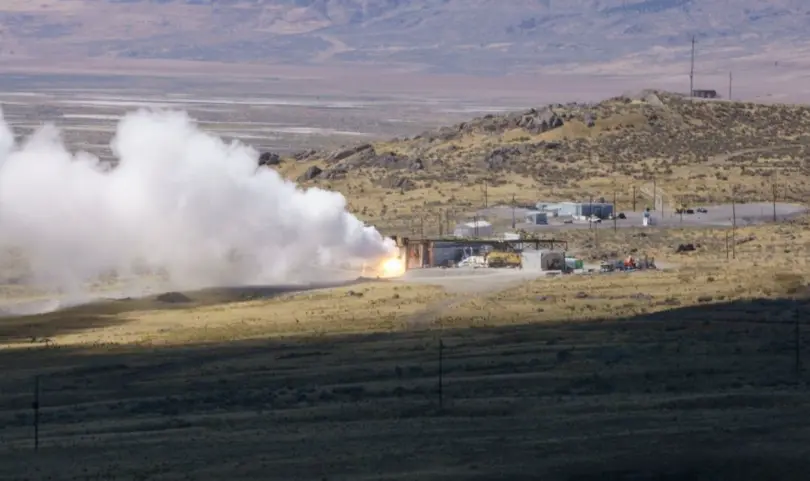 NGIS fires up GEM-63 motor destined for future ULA launches