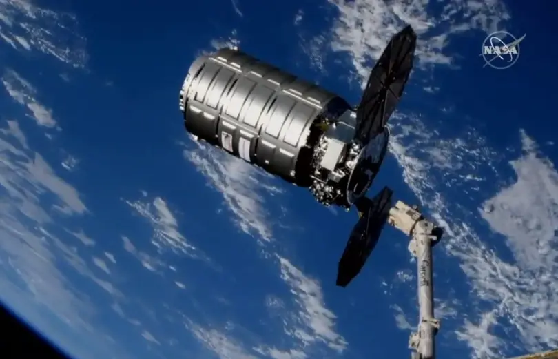 NG-10 Cygnus departs ISS after 3 month science, supply mission
