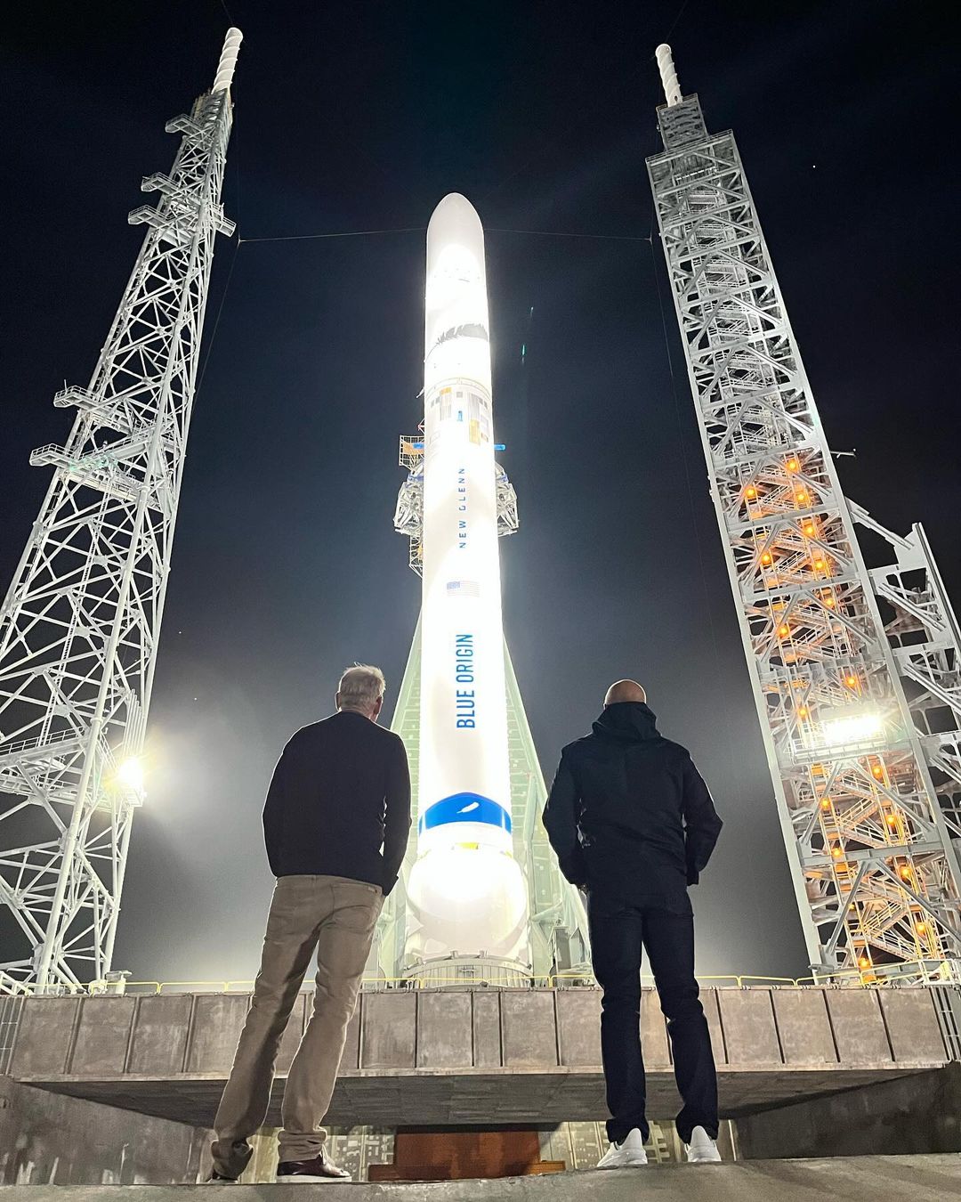 Jeff Bezos’ New Glenn rocket finally makes an appearance on the launch pad