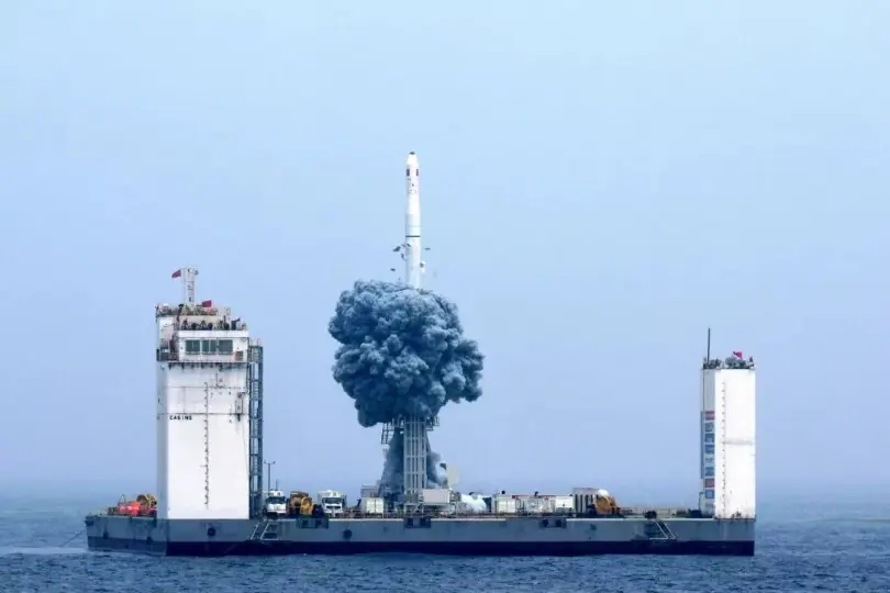 China conducts first Sea Launch mission with Long March 11 launch of seven satellites
