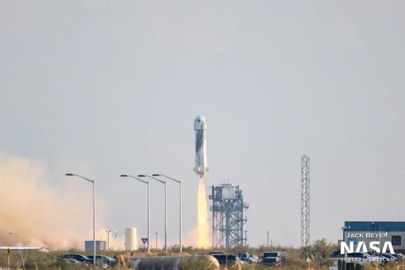 Blue Origin launches NS-19 with full passenger complement