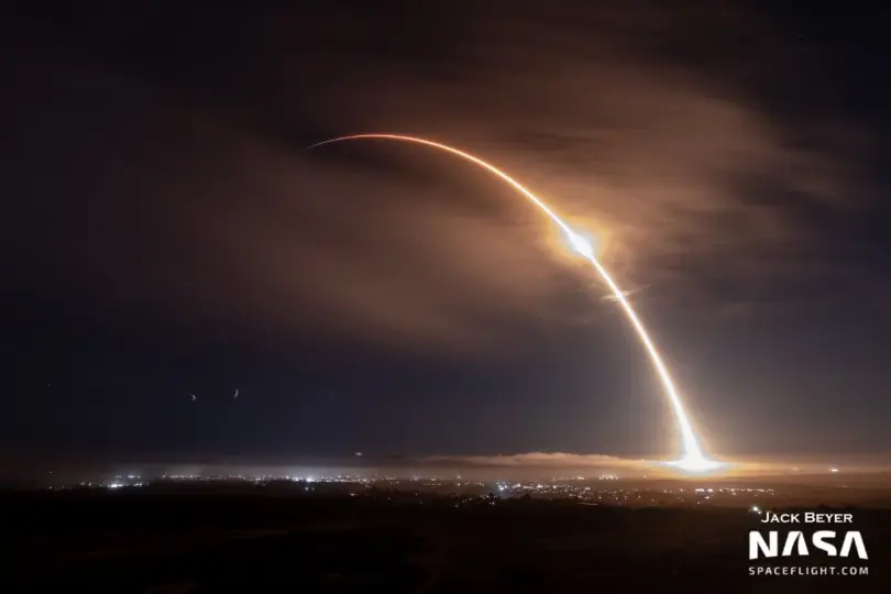 NASA’s DART asteroid redirect mission launches aboard Falcon 9 from Vandenberg