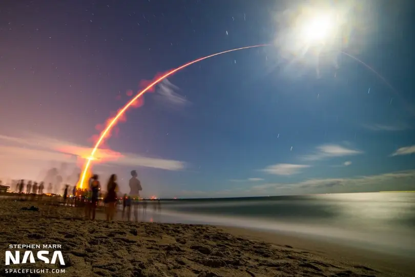 Hotbird-13F launches aboard Falcon 9 from Cape Canaveral