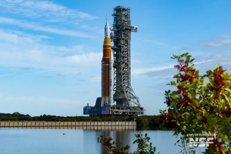 Artemis II rolls out to LC-39B for first crewed lunar mission since 1972