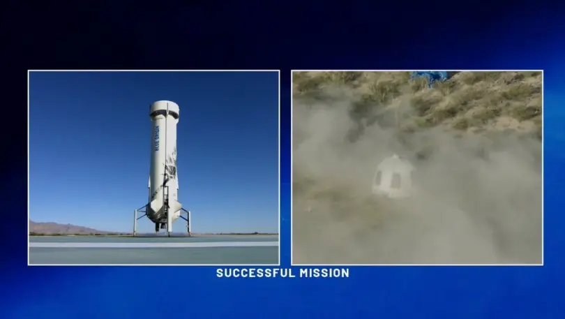 New Shepard conducts science mission ahead of upcoming passenger flights
