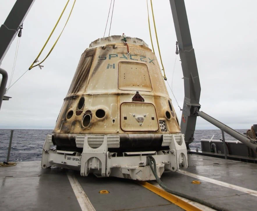 CRS-17 Dragon returns home from ISS mission
