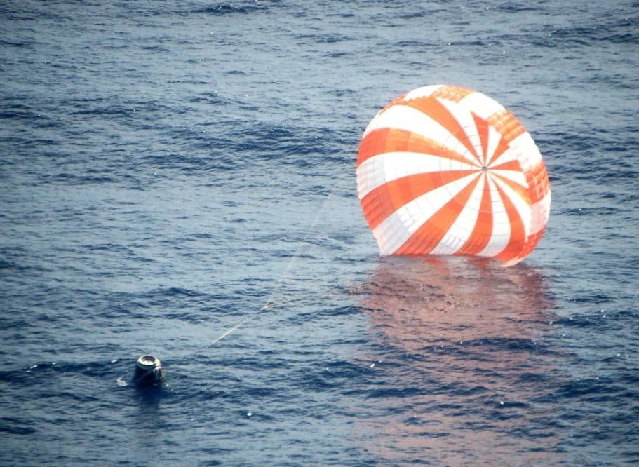 CRS-18 Dragon completes mission with Pacific Ocean Splashdown