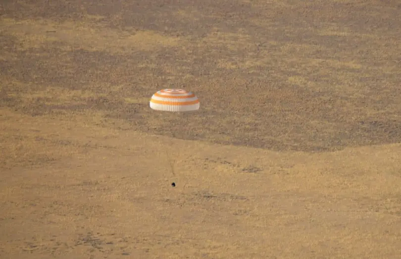 Soyuz MS-12 return to Earth
