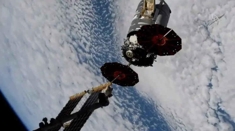Cygnus NG-12 unberths – heads into post-Station mission extension