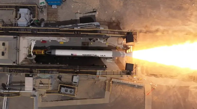 Northrop Grumman test fires first GEM-63XL motor for ULA’s Vulcan