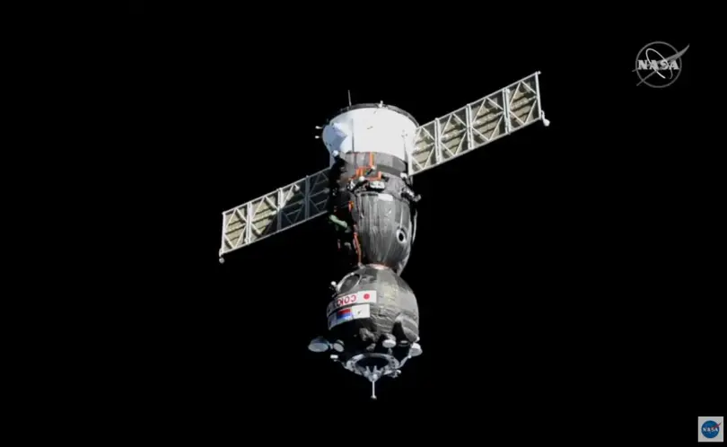 Soyuz MS-20 space tourism flight docks with ISS