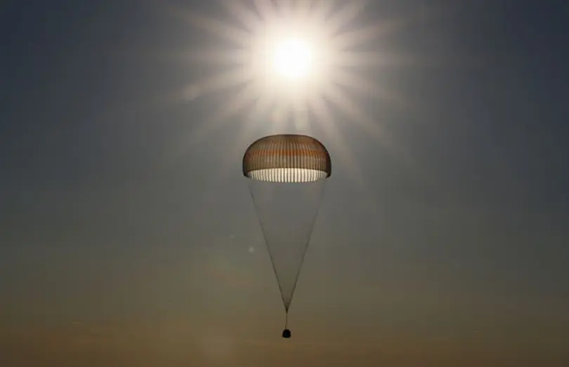 Soyuz MS-05 returns crew back to Earth