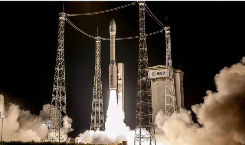 Arianespace Vega rocket launches Mohammed VI-A