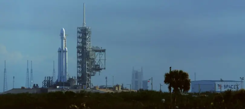 Falcon Heavy preparing for Static Fire test