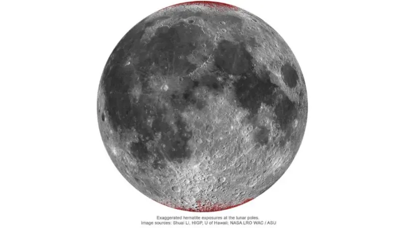 Rust on the Moon. How is that possible without oxygen and liquid water?