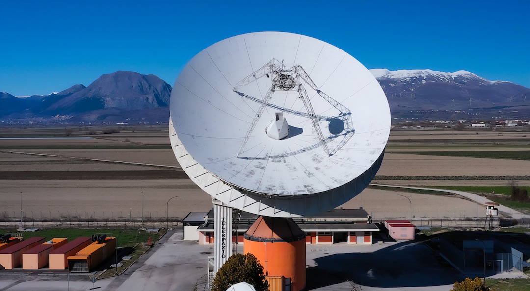 Telespazio, ASI to Upgrade Historic Fucino Antenna for Lunar and Deep Space Missions