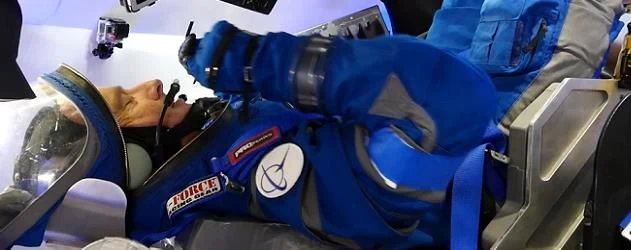 Starliner Space Suit – a modified Boeing Blue version of ACES – revealed