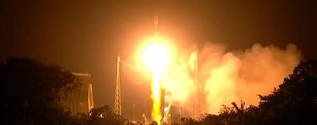 Arianespace Soyuz ST-B launches Hispasat 36W-1