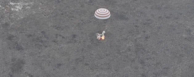 Soyuz TMA-16M trio return back to Earth