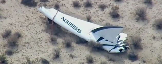 Virgin Galactic’s SpaceShipTwo fails during test flight
