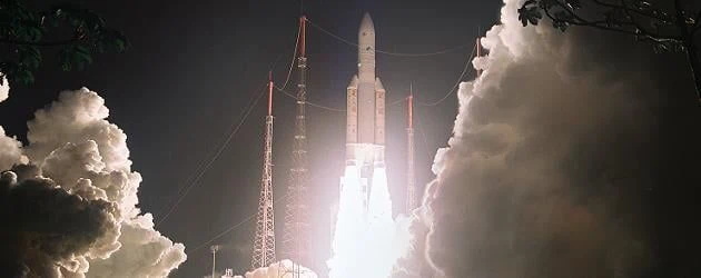 Ariane 5 launches Intelsat 37e & BSAT-4a at second attempt
