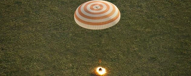 Station trio return home on Soyuz TMA-15M