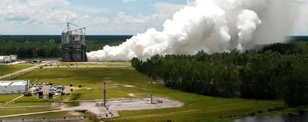 RS-25 fires up again in another controller test for SLS
