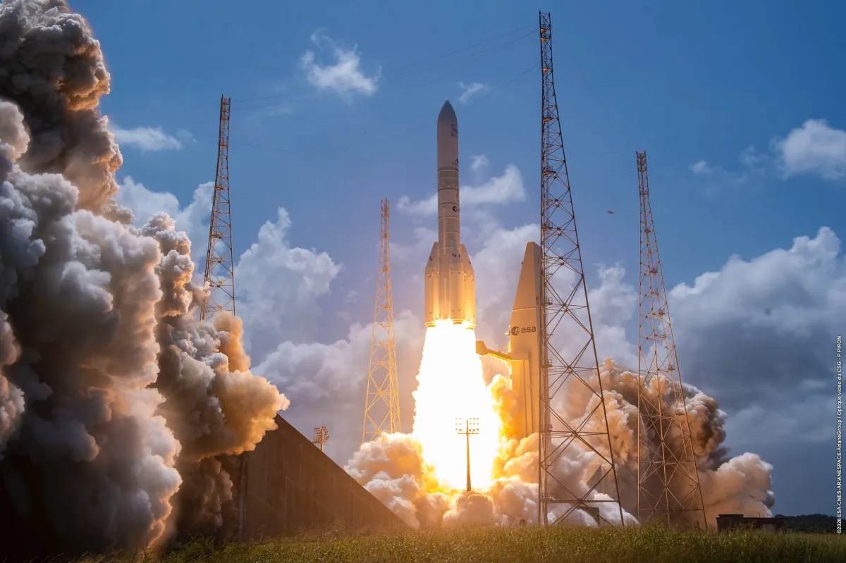 Arianespace Launches Ariane 64 on Inaugural Flight Carrying Amazon Satellites