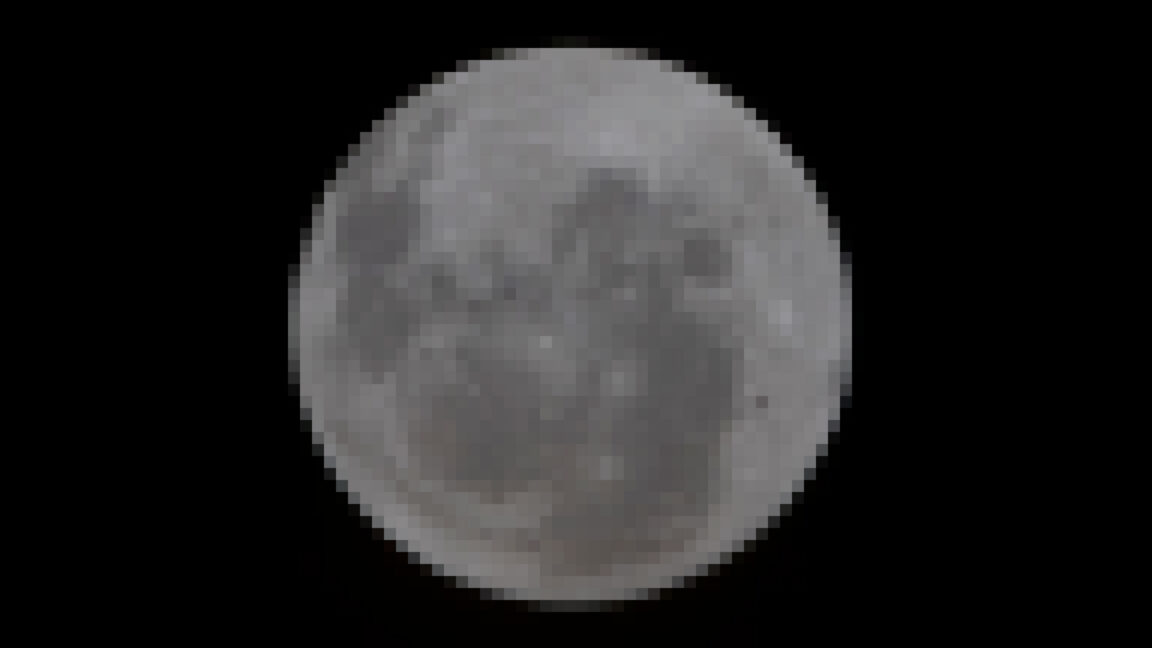 Why will today’s lunar flyby only beam back low-resolution video?