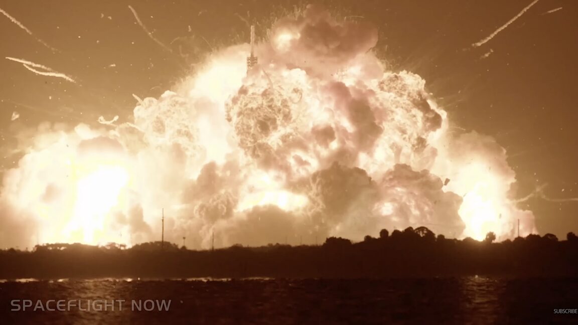 Safety officials finally have a good idea of what a big rocket explosion can do