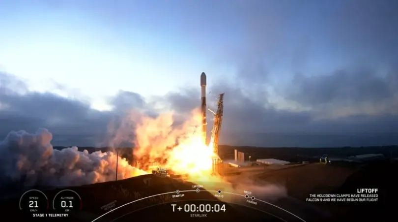 SpaceX Falcon 9 launches Starlink Group 4-31 from Vandenberg
