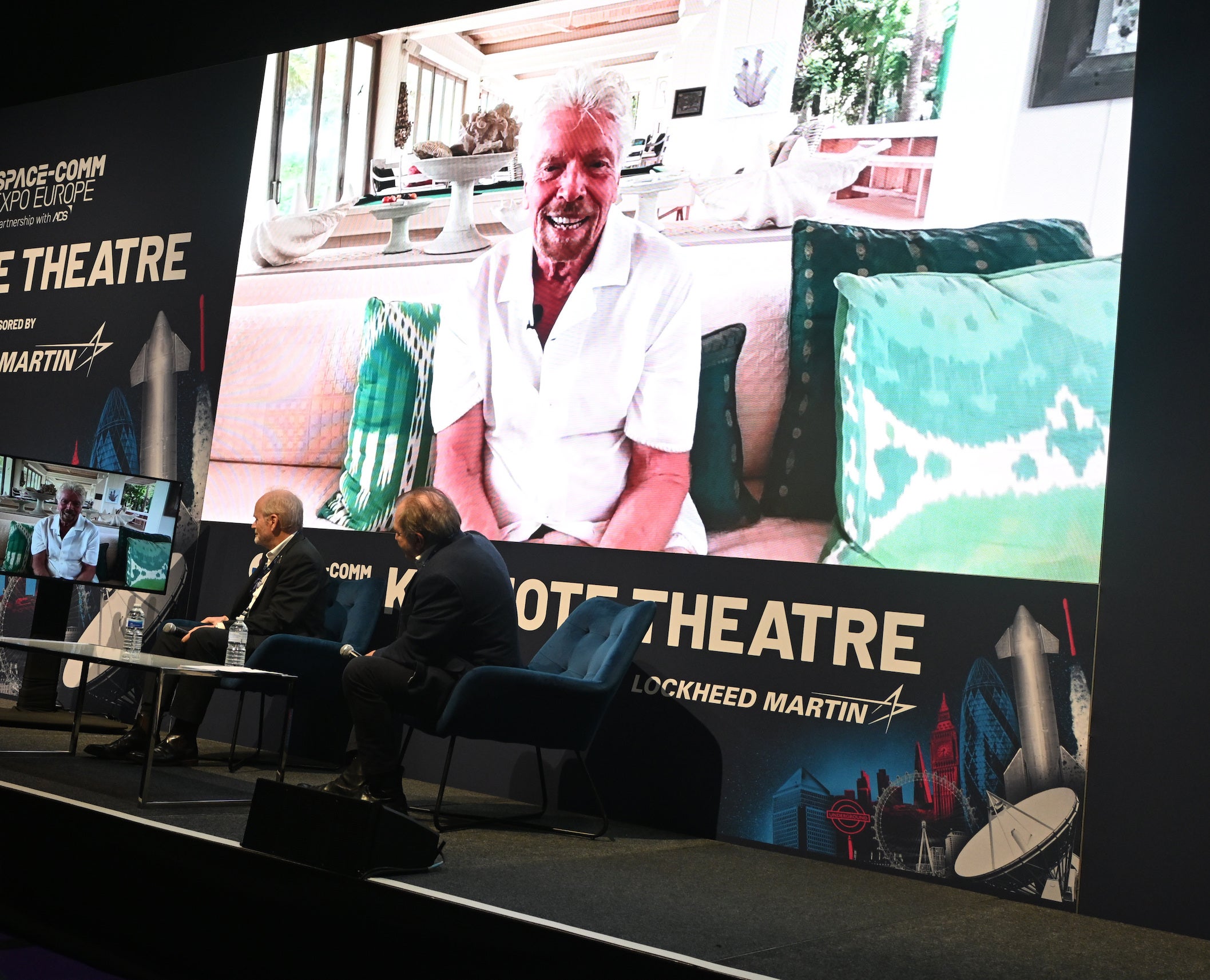 Branson Talks Virgin Galactic Return to Flight and Government Backing at Space-Comm Europe