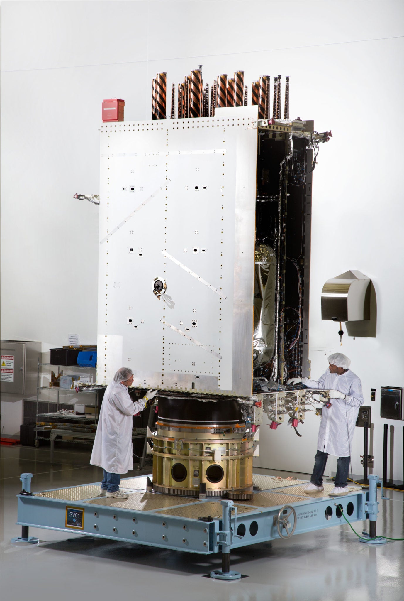 First GPS 3 Satellite Integrated, Ready for System-Level Testing