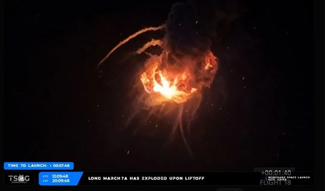 Long March 7A Launch Failure Under Investigation After Zhongxing-4B Mission