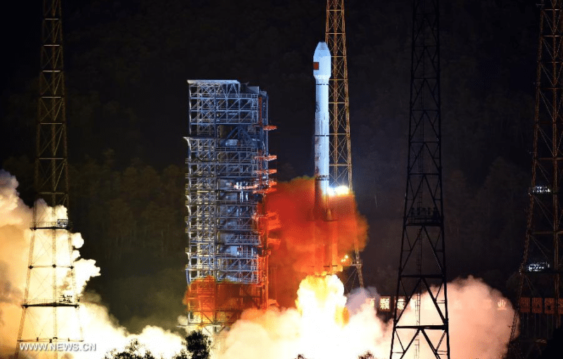 China’s Long March 3B Launches Two BeiDou Satellites