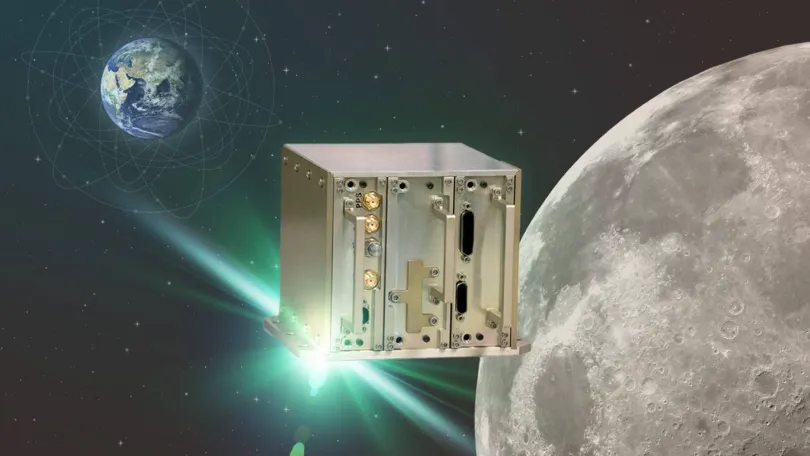 NASA Ships Shoebox-Sized Navigation Payload to Intuitive Machines for First Lunar Relay Satellite