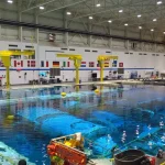 NASA's Neutral Buoyancy Laboratory at Johnson Space Center in Houston. (Image credit: Elizabeth Howell/Future)