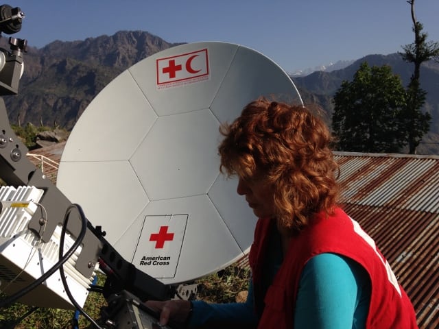 Red Cross, Team Rubicon Using Intelsat Services in Nepal Relief Effort