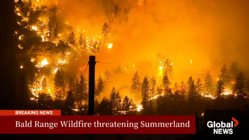 The Bald Range Wildfire Exploded in Size Within Hours How Satellite Data Can Close the Speed Gap Between Disaster and Decision-Making