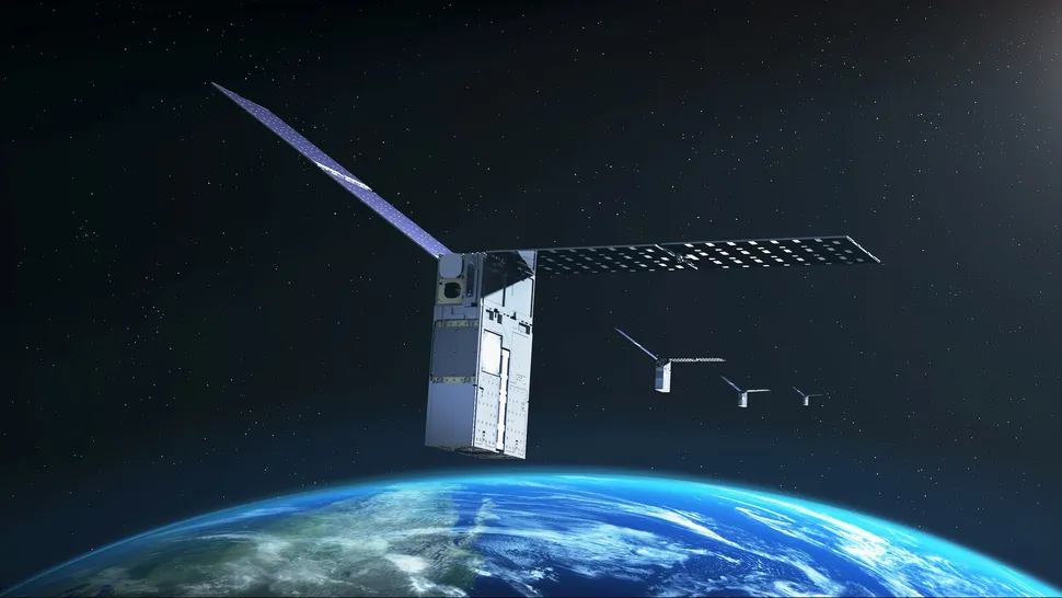 The Starling swarm’s extended mission tested GPS-independent navigation, using onboard star tracking for self-orbit determination and space object catalog updates. (Image credit: NASA/Daniel Rutter)