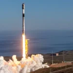 A SpaceX Falcon 9 rocket launches the classified USSF-153 mission for the U.S. Space Force from California on Sept. 10, 2026. (Image credit: SpaceX)