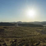 Antennas at the Deep Space Network's Goldstone complex near Barstow, California. The recently completed Deep Space Station 23 is in the foreground to the right. (Image credit: NASA/JPL-Caltech)