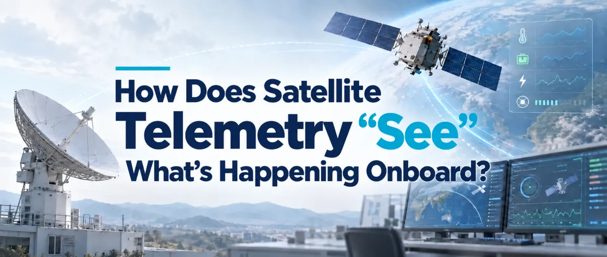 How Do Engineers Monitor the In-Orbit Status of Satellite Equipment Through Telemetry—and Send Telecommands to Control a Satellite?