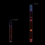 Nova Pathfinder next to Nova Block 2. (Image credit: Stoke Space)