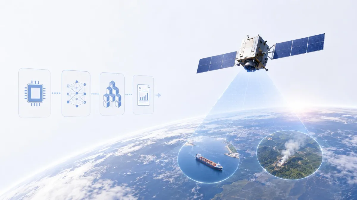 From Sending Data to Delivering Answers How AI Lets Satellites Process Observations in Orbit