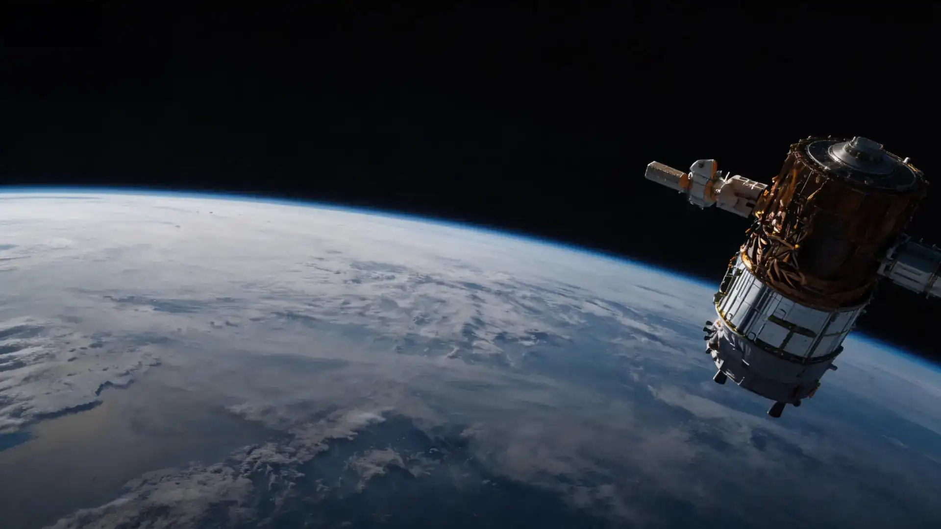 Satellite in orbit
