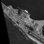 Spotlight-mode sample (0.5 m class) — Harbor area